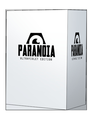 Paranoia Ultraviolett-Box von Costikyan,  Greg, Dean,  Paul, Goldberg,  Eric, Hanrahan,  Gareth, Howitt,  Grant, Wallis,  James