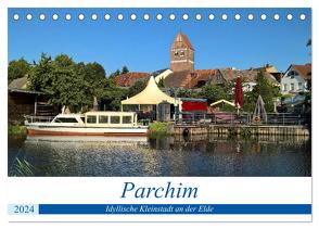 Parchim – Idyllische Kleinstadt an der Elde (Tischkalender 2024 DIN A5 quer), CALVENDO Monatskalender von Rein,  Markus