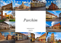 Parchim Impressionen (Tischkalender 2023 DIN A5 quer) von Meutzner,  Dirk