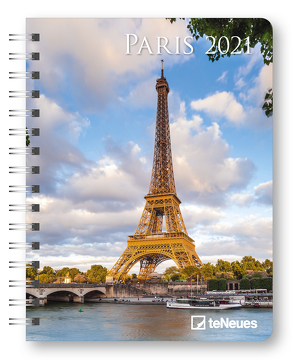 Paris 2021 – Diary – Buchkalender – Taschenkalender – 16,5×21,6