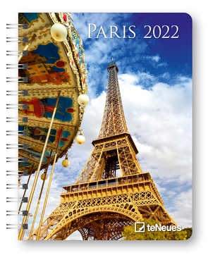 Paris 2022 – Diary – Buchkalender – Taschenkalender – 16,5×21,6