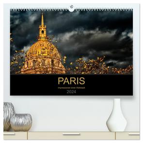 Paris – Impressionen einer Weltstadt (hochwertiger Premium Wandkalender 2024 DIN A2 quer), Kunstdruck in Hochglanz von Probst,  Helmut