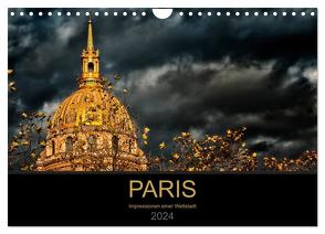 Paris – Impressionen einer Weltstadt (Wandkalender 2024 DIN A4 quer), CALVENDO Monatskalender von Probst,  Helmut