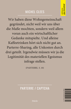 Parterre / Captcha von Clees,  Michel