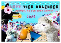 Party Tier Kalender (Tischkalender 2024 DIN A5 quer), CALVENDO Monatskalender von Schreiber,  Leonie