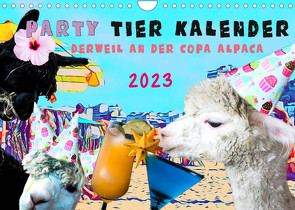 Party Tier Kalender (Wandkalender 2023 DIN A4 quer) von Schreiber,  Leonie