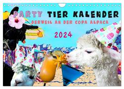 Party Tier Kalender (Wandkalender 2024 DIN A4 quer), CALVENDO Monatskalender von Schreiber,  Leonie