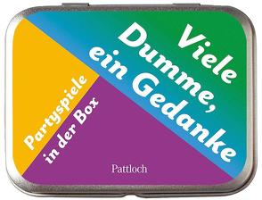 Partyspiele in der Box – Viele Dumme, ein Gedanke von Pattloch Verlag