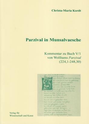 Parzival in Munsalvaesche von Kordt,  Christa M