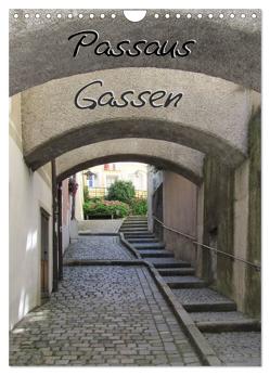 Passaus Gassen (Wandkalender 2024 DIN A4 hoch), CALVENDO Monatskalender von ~bwd~,  ~bwd~