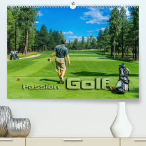 Passion Golf (Premium, hochwertiger DIN A2 Wandkalender 2021, Kunstdruck in Hochglanz) von Bleicher,  Renate