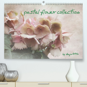 pastel flower collection (Premium, hochwertiger DIN A2 Wandkalender 2021, Kunstdruck in Hochglanz) von Otto,  Anja