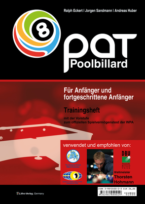 PAT Pool Billard Trainingsheft Level 3 von Eckert,  Ralph, Huber,  Andreas, Sandmann,  Jorgen