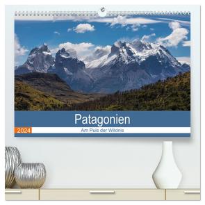 Patagonien – Am Puls der Wildnis (hochwertiger Premium Wandkalender 2024 DIN A2 quer), Kunstdruck in Hochglanz von Neetze,  Akrema-Photograhy