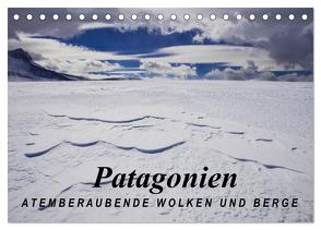 Patagonien: Atemberaubende Wolken und Berge (Tischkalender 2024 DIN A5 quer), CALVENDO Monatskalender von Tschöpe,  Frank