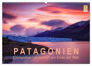 Patagonien: Einzigartige Landschaft am Ende der Welt (Wandkalender 2024 DIN A2 quer), CALVENDO Monatskalender von Aust,  Gerhard