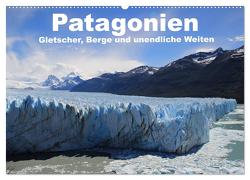 Patagonien, Gletscher, Berge und unendliche Weiten (Wandkalender 2024 DIN A2 quer), CALVENDO Monatskalender von Köhler,  Ute