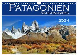 Patagonien NationalParks (Wandkalender 2024 DIN A4 quer), CALVENDO Monatskalender von Bilkova,  Helena