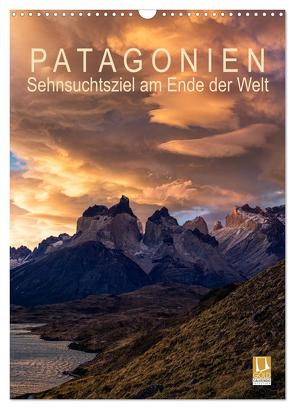 Patagonien: Sehnsuchtsziel am Ende der Welt (Wandkalender 2024 DIN A3 hoch), CALVENDO Monatskalender von Aust,  Gerhard