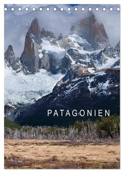 Patagonien (Tischkalender 2024 DIN A5 hoch), CALVENDO Monatskalender von Knödler,  Stephan