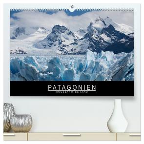Patagonien – Ungezähmtes Land (hochwertiger Premium Wandkalender 2024 DIN A2 quer), Kunstdruck in Hochglanz von Knödler,  Stephan