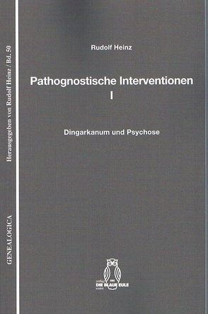 Pathognostische Interventionen I von Heinz,  Rudolf