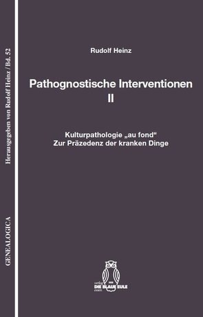 Pathognostische Interventionen II von Heinz,  Rudolf