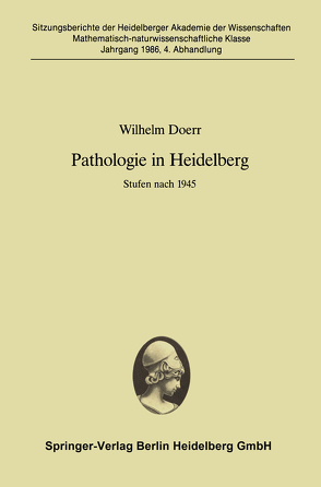 Pathologie in Heidelberg von Doerr,  Wilhelm