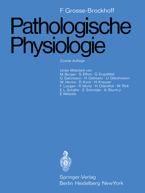 Pathologische Physiologie von Grosse-Brockhoff,  Franz