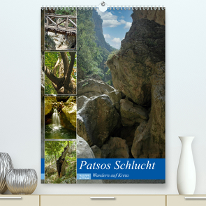 Patsos Schlucht. Wandern auf Kreta (Premium, hochwertiger DIN A2 Wandkalender 2022, Kunstdruck in Hochglanz) von Kleemann,  Claudia