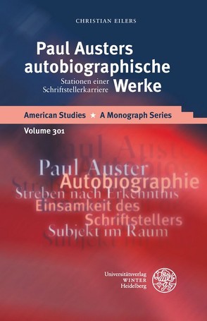 Paul Austers autobiographische Werke von Eilers,  Christian