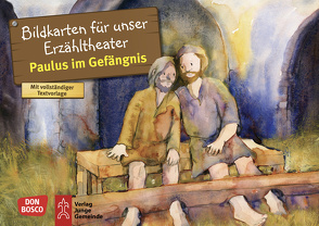 Paulus im Gefängnis. Kamishibai Bildkartenset. von Lefin,  Petra, Nommensen,  Klaus-Uwe