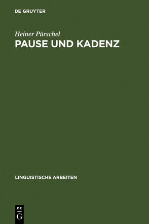 Pause und Kadenz von Pürschel,  Heiner