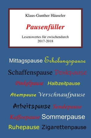 Pausenfüller von Häuseler,  Klaus-Gunther