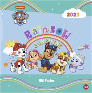 Paw Patrol Broschurkalender 2023. Kein Einsatz zu groß für Marshall, Chase, Rubble, Skye und Co! Wand-Kalender für Kinder mit Platz für Notizen und Bildern der beliebten Serie. von Heye