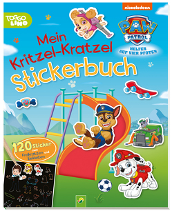 PAW Patrol Mein Kritzel-Kratzel Stickerbuch mit Bambus-Stick von Holthausen,  Luise
