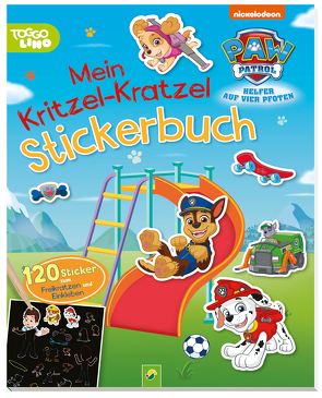 PAW Patrol Mein Kritzel-Kratzel Stickerbuch mit Bambus-Stick von Holthausen,  Luise