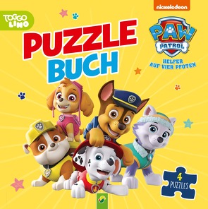 PAW Patrol Puzzlebuch | Mit 4 Puzzles à 12 Teilen von Bensch,  Katharina