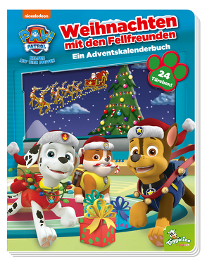 PAW Patrol: Weihnachten mit den Fellfreunden – Ein Adventskalenderbuch von Fruchter,  Jason, Weber,  Claudia