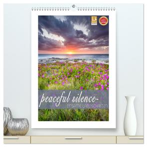 peaceful silence – einsame Landschaften (hochwertiger Premium Wandkalender 2024 DIN A2 hoch), Kunstdruck in Hochglanz von Feiner,  Denis