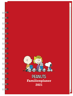 Peanuts Familienplaner Buch A5 Kalender 2021 von Heye