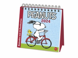 Peanuts Premium-Postkartenkalender 2024