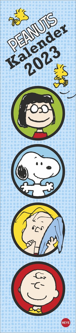 Peanuts Superlangplaner 2023. Praktischer Wandplaner mit den bekannten Snoopy-Comics. Kultiger Streifenkalender zum Eintragen. Terminkalender mit lustigen Bildergeschichten von Heye