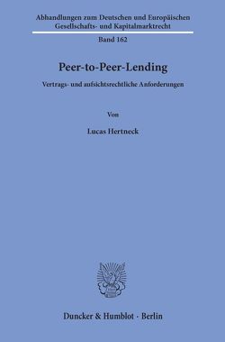 Peer-to-Peer-Lending. von Hertneck,  Lucas
