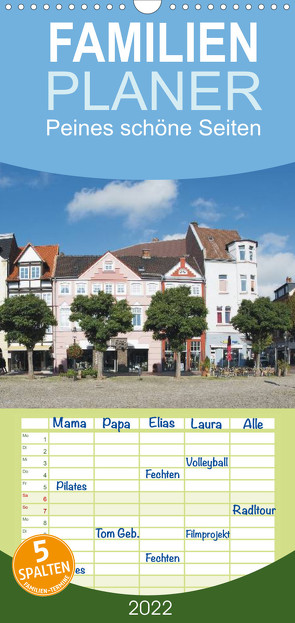 Familienplaner Peines schöne Seiten (Wandkalender 2022 , 21 cm x 45 cm, hoch) von Scholz,  Frauke