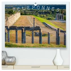 Peleponnes, traumhafte Halbinsel Griechenlands (hochwertiger Premium Wandkalender 2024 DIN A2 quer), Kunstdruck in Hochglanz von Adams,  Heribert
