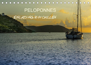 Peloponnes – Einladung zum Chillen (Tischkalender 2023 DIN A5 quer) von Muß,  Jürgen
