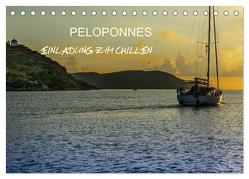Peloponnes – Einladung zum Chillen (Tischkalender 2024 DIN A5 quer), CALVENDO Monatskalender von Muß,  Jürgen