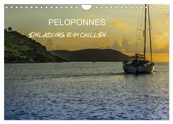 Peloponnes – Einladung zum Chillen (Wandkalender 2024 DIN A4 quer), CALVENDO Monatskalender von Muß,  Jürgen