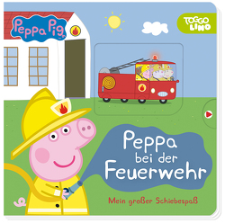 Peppa Pig: Peppa bei der Feuerwehr: Mein großer Schiebespaß von Panini